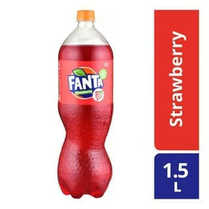Fanta Strawberry Kemasan Botol 1.5L